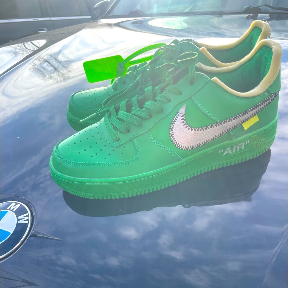 Green 
Nike off white